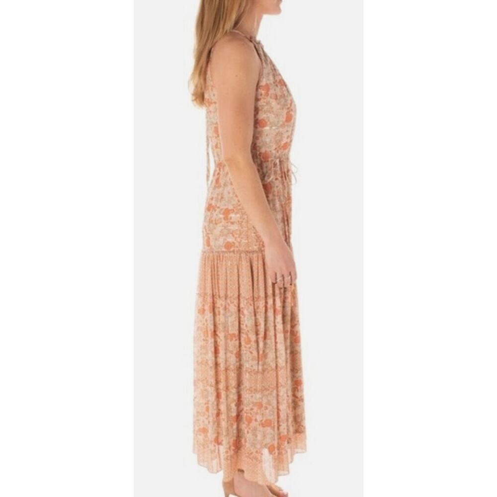 Taylor Rose Beige Floral High Neck Maxi Dress 6 NWT - Picture 3 of 9